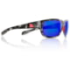 Redfin Polarized Amelia Sunglasses Black Tortoise Frame Atlantic Blue Polarized Lens One Size
