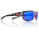 Redfin Polarized Amelia Sunglasses Black Tortoise Frame Coastal Blue Polarized Lens One Size