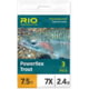 RIO Products Powerflex Trout Leader 12ft 5X 3 Pack