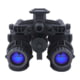 RIX RNV-31 1x25mm Night Vision Binoculars With White Tubes 1400 FOM Black Small