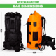 Rockagator Kanarra Series Waterproof Backpack, 90L, Grey, KNRA90GY