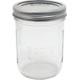 Roots & Harvest Canning Jar Pint Wide Mouth 12 pack Glass