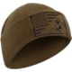 Rothco USMC Eagle Globe and Anchor/US Flag Deluxe Fine Knit Watch Cap Coyote Brown