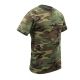 Rothco Childrens Woodland Camo Heavyweight T-Shirt XS