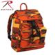 Rothco Canvas Daypack Savage Orange Camo SavageOrangeCamo