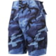 Rothco Colored Camo BDU Shorts - Men's Sky Blue Camo Extra Small