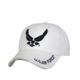 Rothco Deluxe U.S. Air Force Wing Low Profile Insignia Cap White White