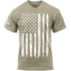 Rothco Distressed US Flag T-Shirt - Men's Desert Sand S