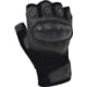 Rothco Fingerless Cut and Fire Resistant Carbon Hard Knuckle Gloves Black Small