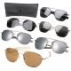 Rothco G.I. Type Aviator Sunglasses Chrome / Mirror 52 mm meMirror-52MM
