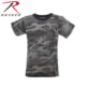 Rothco Kids Camo T-Shirts XS Black Camo