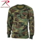 Rothco Kids Long Sleeve Camo T-shirt Woodland Camo S
