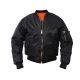 Rothco Kids MA-1 Flight Jackets Black S k-S