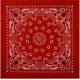 Rothco Large Trainmen Bandanas 27 Inch Red/White hite-27x27Inches