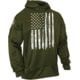 Rothco U.S. Flag Concealed Carry Hoodie - Men's Olive Drab 2XL