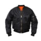 Open Box Dealer Demo Rothco MA-1 Flight Jacket - Mens Black Small