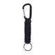 Rothco Paracord Keychain with Carabiner Black Black