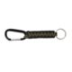 Rothco Paracord Keychain with Carabiner Olive Drab/Black OliveDrabBlack