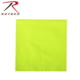 Rothco Solid Bandana Safety Green Large