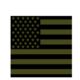 Rothco Subdued US Flag Bandana Olive Drab/Black 22 OliveDrabBlack-22Inches