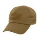 Rothco Tactical Operator Cap With US Flag Coyote Brown One Size CoyoteBrown-OneSize