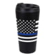 Rothco Thin Blue Line Flag Travel Mug