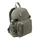 Rothco Vintage Canvas Compact Backpack Olive Drab OliveDrab