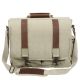 Rothco Vintage Canvas Pathfinder Laptop Bag With Leather Accents Khaki i