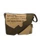 Rothco Vintage Canvas Two-Tone Imprinted Map Bag Olive Drab / Tan eDrabTan
