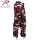 Rothco Paratrooper Colored Camo Fatigues - Women's Red Camo Small amo-S