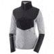 Salomon Elevate Warm Half Zip Jacket- Womens, Alloy/Black, Large L39753900-L