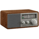 Sangean AM / FM Analog Wooden Cabinet Radio, Walnut-Silver, SG-116