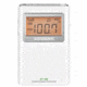Sangean FM Stereo/AM Pocket Radio, White, Small DT-160