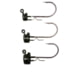 Savage Gear SG Ned Head Jig Head 1/0 Hook Black 1/16oz 4 Pieces 3486