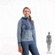 SCOTT Defined Optic Hoody Jacket - Womens, Metal Blue/Glace Blue, Medium, 2838017379008