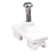 Sea-Dog Deck Hinge Slide Track Mount Hinge Fitting Port/Star - 0.850 Track White