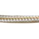 Sea-Dog Double Braided Nylon Anchor Line With Thimble - 3/8in x 150ft Gold/White