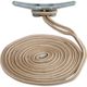 Sea-Dog Double Braided Nylon Dock Line - 3/8" x 25' - Gold/White