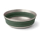 Sea to Summit Detour Stainless Steel Collapsible Bowl Laurel Wreath Green Medium