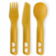 Sea to Summit Passage Cutlery Set 3 Piece Arrowwood Yellow
