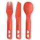 Sea to Summit Passage Cutlery Set 3 Piece Spicy Orange