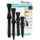 Sea to Summit Stretch-Loc TPU Straps Set 4 Pack Black All Sizes x 20mm