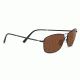Serengeti Corleone Sunglasses, Satin Black, Polarized Drivers, 8416