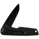 SKEETER HAWK Ball Bearing Flipper Knife, Black, TRU-FMK-0006