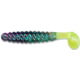 Slider Crappie Panfish Grub 18 1.5in Junebug/Chartreuse