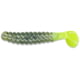 Slider Crappie Panfish Grub 18 1.5in Watermelon/Chartreuse