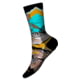 Smartwool Bike Zero Cushion Wolf Print Crew Socks Multi Color Medium