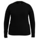 Smartwool Classic Thermal Merino Base Layer Crew Plus - Women's Black 2X  BLACK-2X