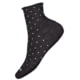 Smartwool Everyday Classic Dot Ankle Socks - Women's Charcoal Medium