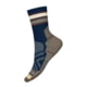 Smartwool Hike Light Cushion Striped Mid Crew Socks Deep Navy Extra Large
